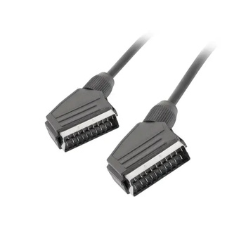 Lanberg Кабел, Lanberg cable SCART-SCART (EURO-EURO) 1.8m (CA-EUEU-10CC-0018-BK)