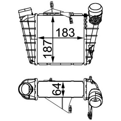 Chladič turba MAHLE CI 298 000S (CI298000S)