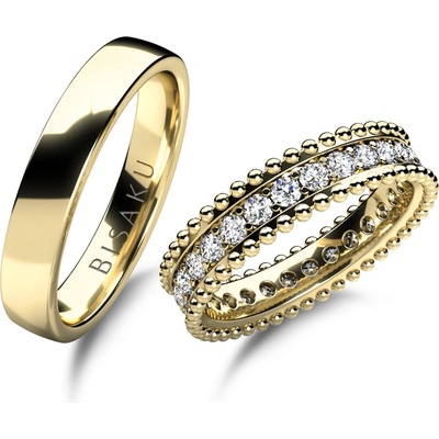 Bisaku snubní Belladonna BIS BD35G Žluté zlato