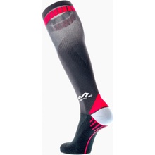 McDavid pánské kompresní ponožky Elite Active Compression Socks Black/Scarlet