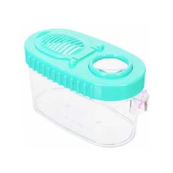 Levenhuk Буркан за насекоми с лупа Discovery Basics CN10, Увеличение: 3x, Диаметър на лещата: 31 мм, Прозрачни стени и дъно, Зелен капак, levenhuk-79649