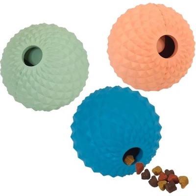 NOBBY Гумени играчки diamond - топка за лакомства, плътна гума, здрав и гъвкав материал - 9 см - 1 брой, nobby Германия - 53196