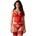 Obsessive Cupide Desir Corset & Thong Red L/XL