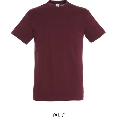 Sol's pánské bavlněné tričko Regent burgundská fialová