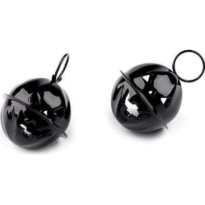 Stoklasa Rolnička dýně halloween Ø24 mm Balení: 2 ks, Varianta: 4 černá kroužek 4 černá kroužek