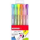 Kores K11 Pen Neon 6 neónových farieb