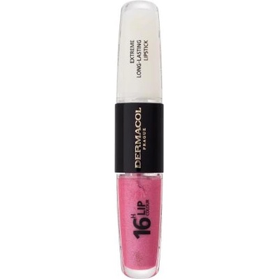 16H Lip Colour Extreme Long-Lasting Lipstick дълготрайно червило и блясък за устни 2в1 8 ml нюанс 15