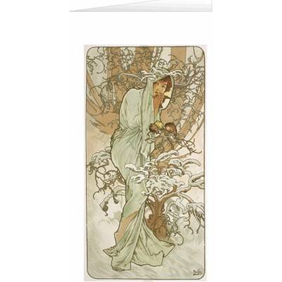 Blahopřání Alfons Mucha – Winter