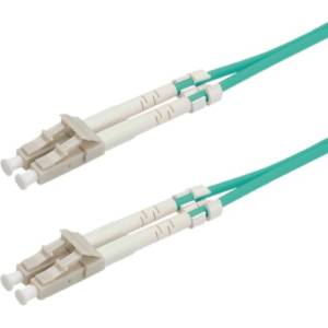 Conneu LC-LC дуплексна пач корда, мултимод OM3, 2 мм. , аква, Conneu (1.5 м) (CNFJ-LCLCOM3DAQ2mm-1.5)