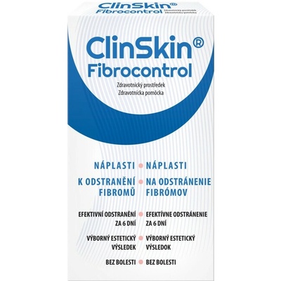 ClinSkin Fibrocontrol náplasti k odstranění fibromů 3 ks