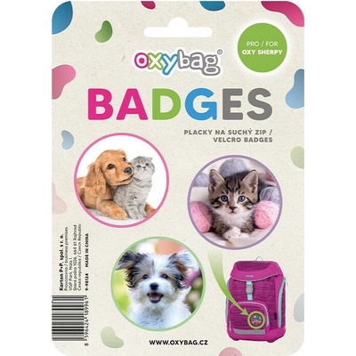 Oxybag - sada vyměnitelných placek Pets