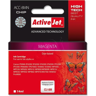 Activejet Canon CLI-8 magenta - kompatibilný