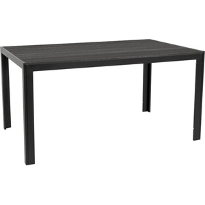 Mira-N HORECANO Правоъгълна маса 156x78xh74 см PLASTIC WOOD ЧЕРНА (SAK-156) (0195338)