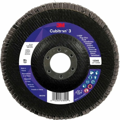 3M Cubitron 3 Lamelový kotouč 125 x 22,23 mm 80 7100379211