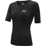 Dhb Фланелка с къс ръкав Dhb dhb Women's Hydron Tri Short Sleeve Top - Black