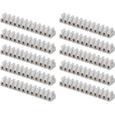 EMOS Svorkovnica 12×4,0 mm biela, 10ks A4005