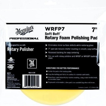 Meguiar's Soft Buff Rotary Foam Polishing Disc 7"