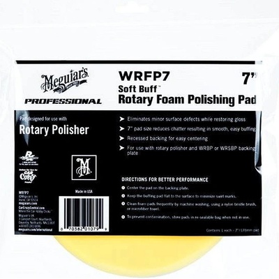 Meguiar's Soft Buff Rotary Foam Polishing Disc 7"