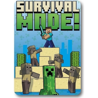 FARO Fleece deka Minecraft Survival mode