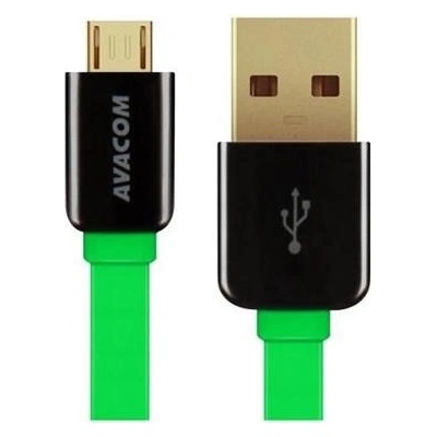 Avacom DCUS-MIC-40G USB - Micro USB, 40cm, zelený
