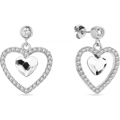 Spark čiré se Swarovski Elements Amour KCC28086C Krystal