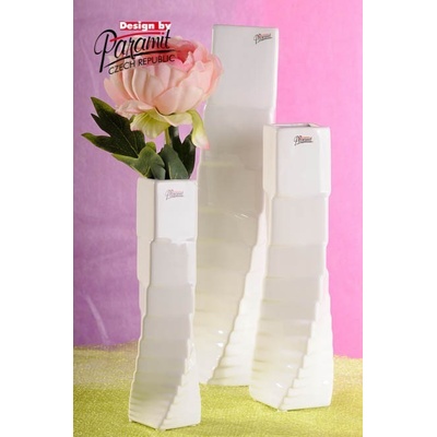 Paramit Step váza bílá 25 cm – Zboží Dáma