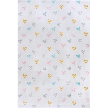 Hanse Home Бял детски килим 120x170 cm Hearts - Hanse Home (105946-120x170)