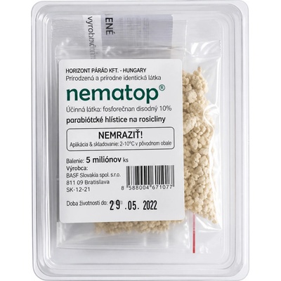 BioTomal Nematop parazitické hlístice proti larvám lalokonosců – Sleviste.cz