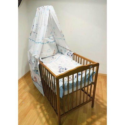 SDS 4-dílná sada Letadýlka modrá bavlna 130 x 90 cm – Zboží Dáma