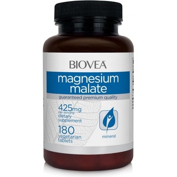 Biovea Magnesium Malate 425mg - Магнезий | 180 tabs (8061)