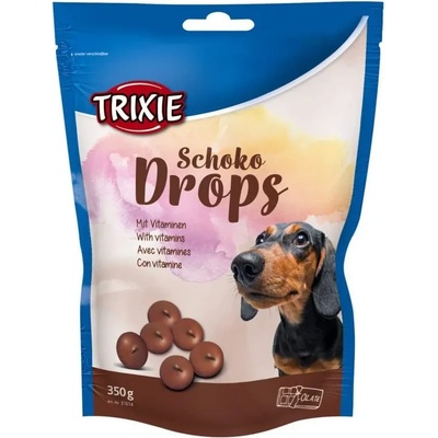 TRIXIE Schoko Drops -Шоколадови бонбони с витамини за кучета 350 гр