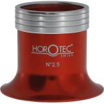 Horotec Червена Анодирана Лупа 10.0x MSA00.033-1 Watchmaker Окулярен Лупа 25mm Леща