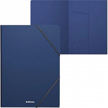 ПАПКА pvc С ЛАСТИК А4 erich krause 246/320ММ СИН