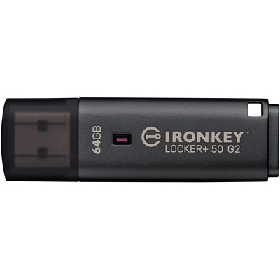 Kingston IronKey Locker+50 G2 64GB (IKLP50G2/64GB)