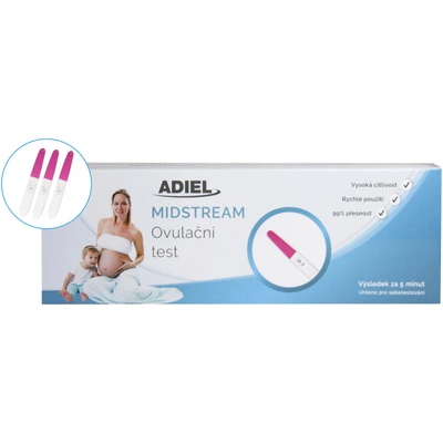 Adiel Midstream ovulační test 3 ks