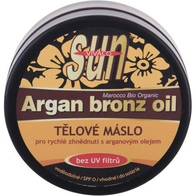 Vivaco Sun Argan Bronz Oil Body Butter масло за загар с арганово масло без uv филтри 200 ml
