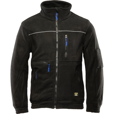 Polstar Черно поларено яке Topaz с множество джобове и удобна кройка (A8PO)