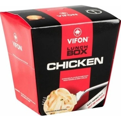 Vifon Lunch Box Instantní rýžové nudle s kuřecí příchutí 85 g