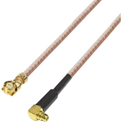 W-star WSMMCXMUFL Pigtail u.FL (IPEX, MHF1) - MMCX/M 90°, 21cm