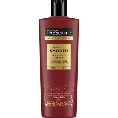 TRESemmé Keratin Smooth Шампоан за коса, склонна към оплитане, 400ml (8710522323007)