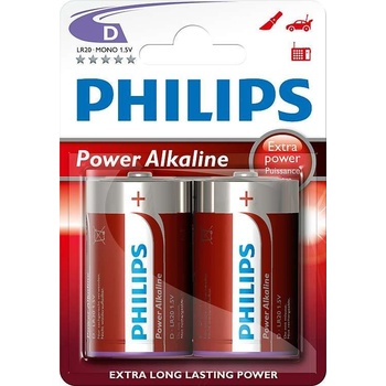 Philips PowerAlkaline D 2ks LR20P2B/10