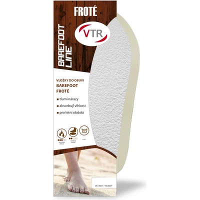 VTR Vložky do bot froté BAREFOOT zastřihávací