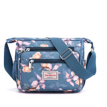 Синя чанта от текстил - Galima