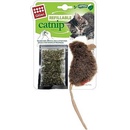 GiGwi Hračka kočka Myška s náplněni Catnip+Matabi 16cm