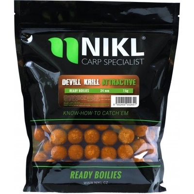 Karel Nikl Hotové Boilies Attractive Devill Krill 1kg 24mm