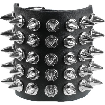 Image 1 of Black & metal гривна „ШИПЦИ 5" - bwz-183