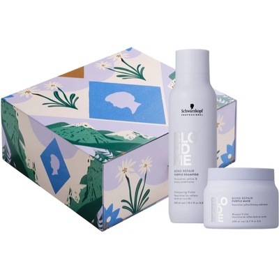 Schwarzkopf Blondme Purple Gift Set подаръчен комплект за руса коса