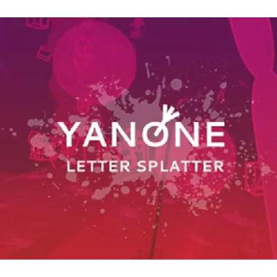 Yanone: Letter Splatter