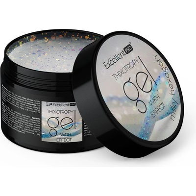 Excellent Pro Thixotropy gel with effect Milky Hexagon 50g