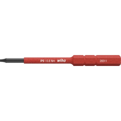 Bit 6ip/75mm 1000 v torx plus electric slimbit wiha 43144